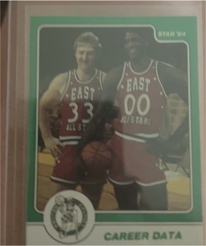 1984 Star #16 Larry Bird Career Data — front