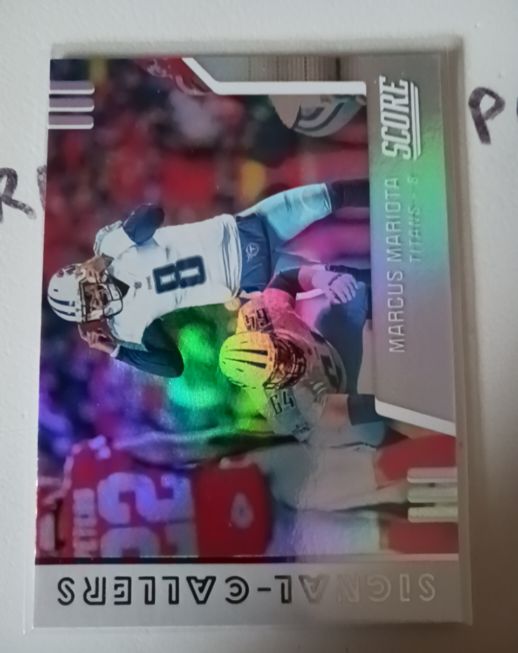2019 Score Signal Callers #SC-28 Marcus Mariota — front