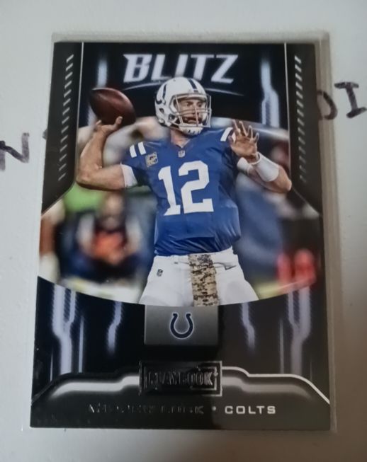 2018 Panini Playbook Blitz #20 Andrew Luck — front