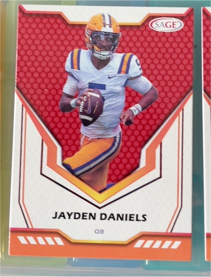 2024 SAGE HIT Low Series #16 Jayden Daniels — front