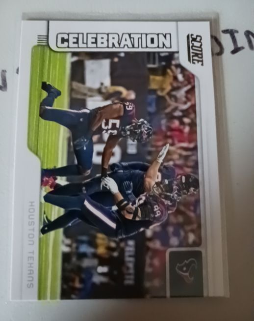 2020 Score Celebration Houston Texans — front