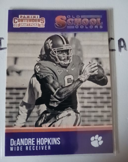 2016 Panini Contenders Draft Picks Old School Colors #8 DeAndre Hopkins — front