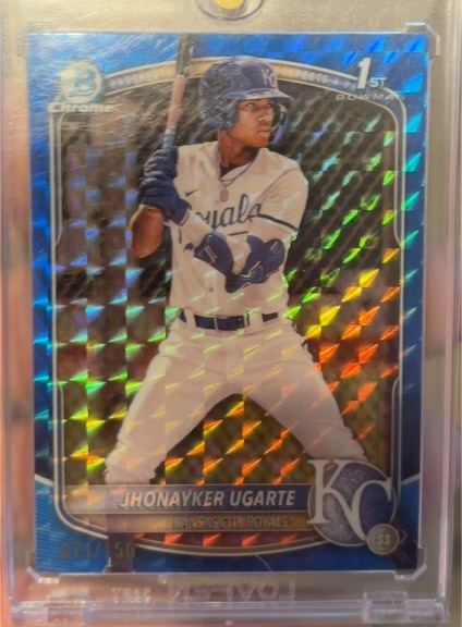 2025 Bowman Chrome #BCP-123 Jhonayker Ugarte — front