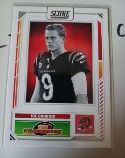 2025 Panini Score #7 Joe Burrow The Franchise — front
