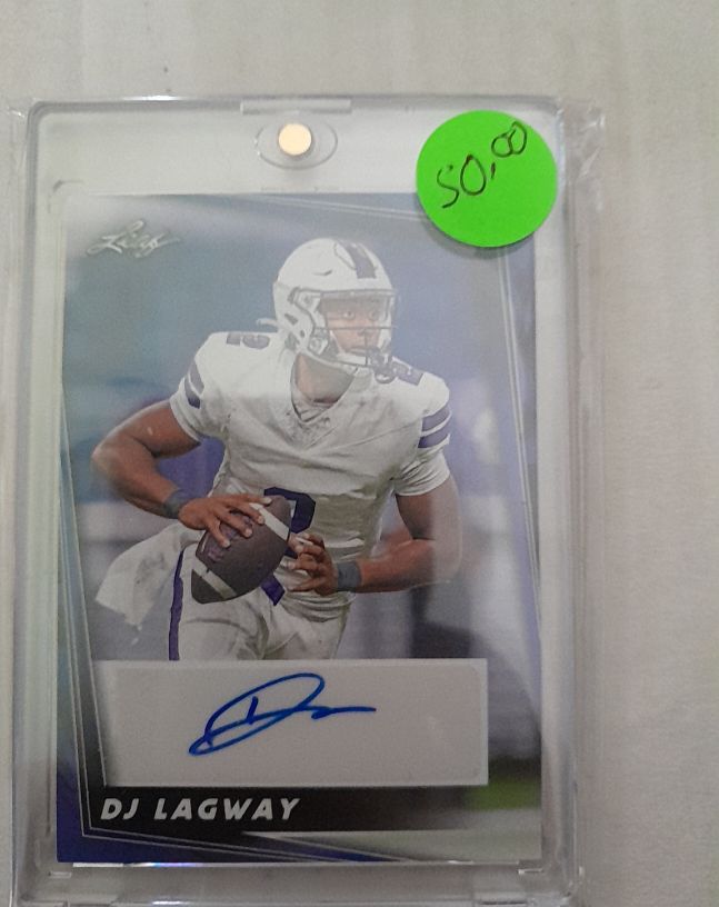 2024 Leaf DJ Lagway Autograph Rookie Card — front