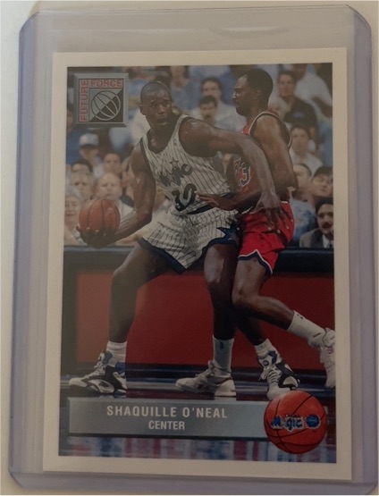 1992-93 Upper Deck McDonald's #P43 Shaquille O'Neal Rookie Future Force — front