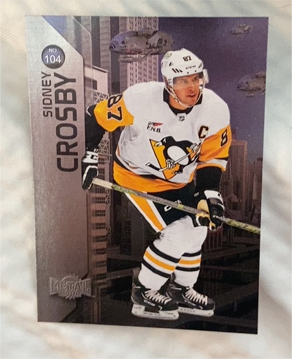 2023-24 SkyBox Metal Universe #104 Sidney Crosby — front