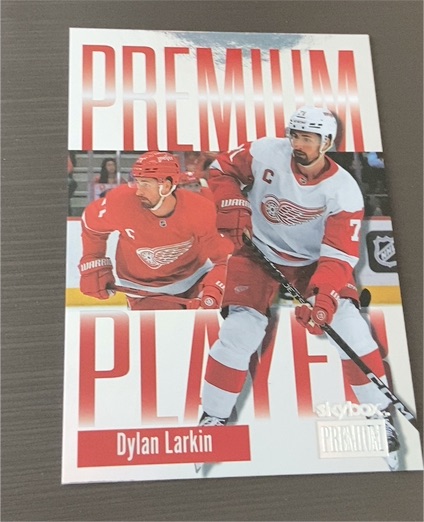 2023-24 Skybox Metal Universe Premium Player #4 Dylan Larkin — front