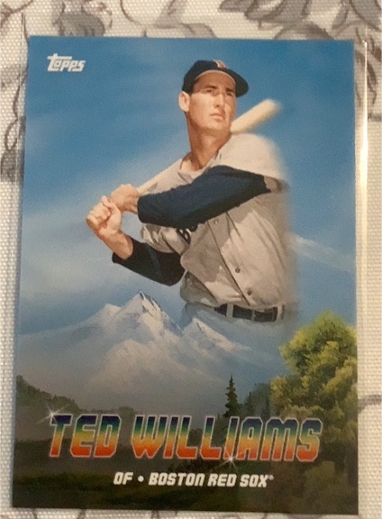 2023 Topps x Bob Ross Ted Williams — front