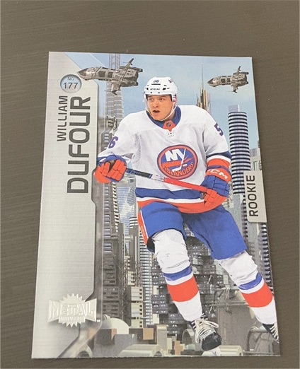 2023-24 Upper Deck Metal Universe #177 William Dufour Rookie — front