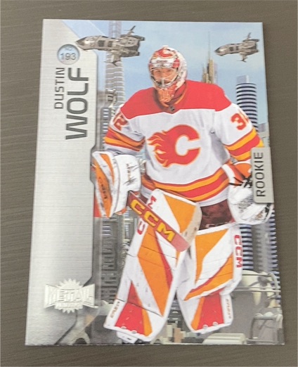 2023-24 Skybox Metal Universe #193 Dustin Wolf Rookie — front