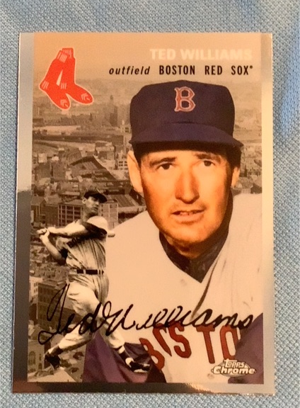 2023 Topps Chrome Platinum Anniversary #54CV-10 Ted Williams City Variation — front