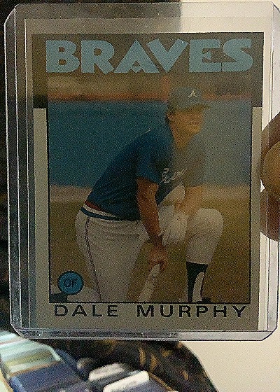 1986 Topps #600 Dale Murphy — front