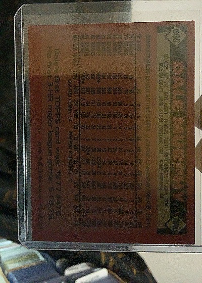 1987 Topps #100 Dale Murphy — front