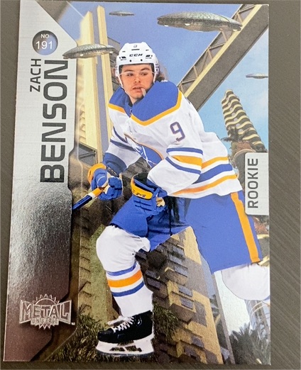 2023-24 Skybox Metal Universe #191 Zach Benson — front