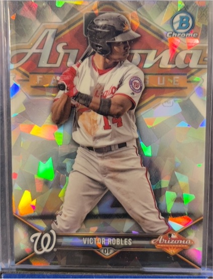 2018 Bowman Chrome 2017 AFL Fall Stars #AFL-VR Victor Robles — front