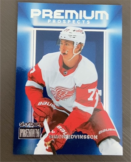 2023-24 SkyBox Metal Universe #PP-34 Simon Edvinsson — front