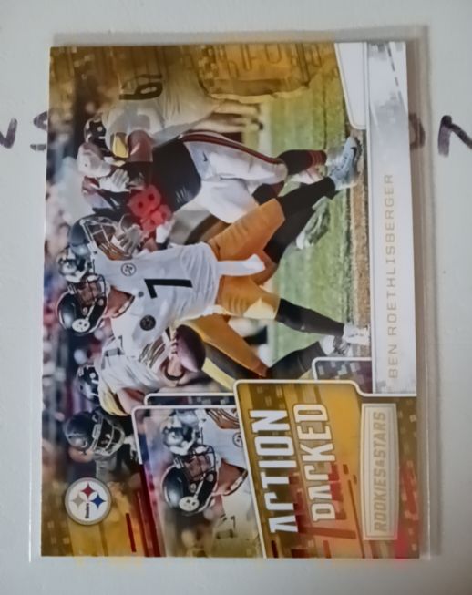 2018 Panini Rookies & Stars #AP-1 Ben Roethlisberger Action Packed — front