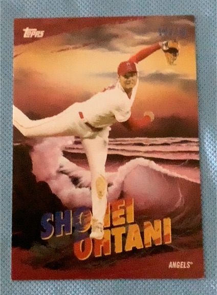 2023 Topps x Bob Ross Painting The Corners Titanium White #19 Shohei Ohtani — front