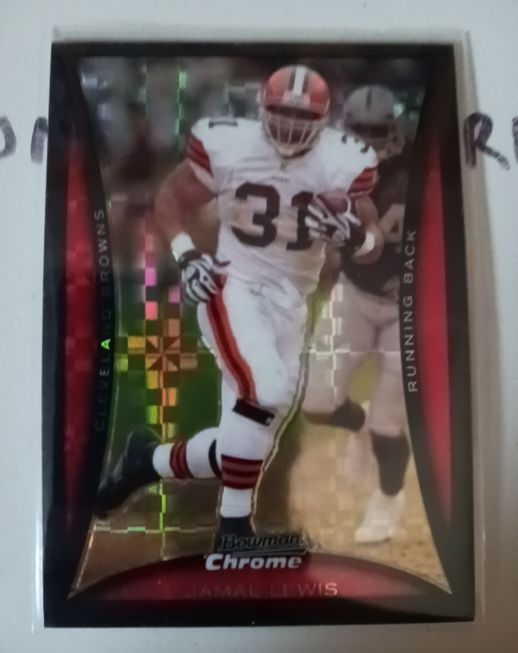 2008 Bowman Chrome #BC155 Jamal Lewis — front