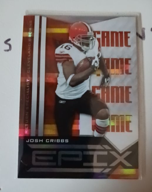 2010 Panini Epix #77 Josh Cribbs — front