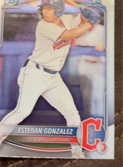 2025 Bowman Chrome Prospects #BCP-70 Esteban Gonzalez — front