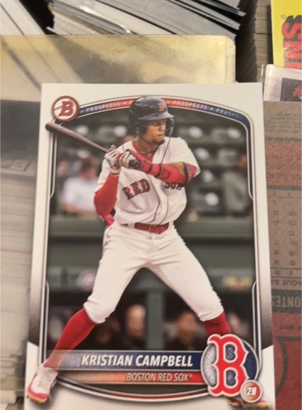 2025 Bowman Prospects #BP-42 Kristian Campbell — front