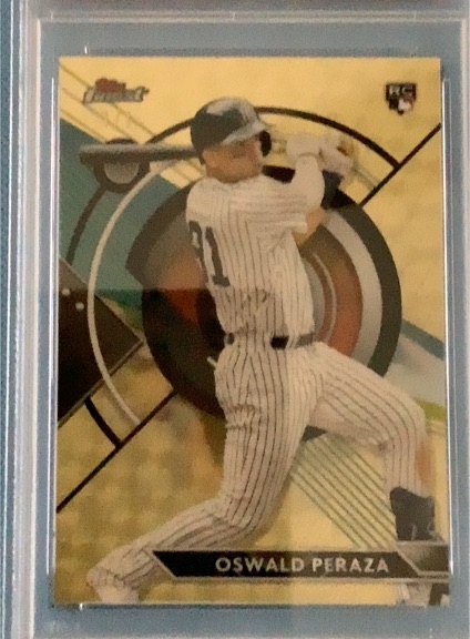 2023 Topps Finest #13 Oswald Peraza — front