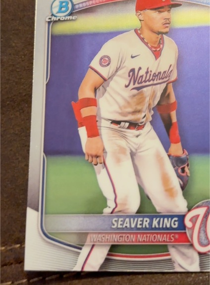 2025 Bowman Chrome Prospects #BCP-93 Seaver King — front