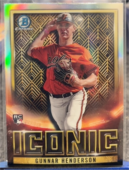 2023 Bowman Chrome #BI-19 Gunnar Henderson Iconic Rookie — front
