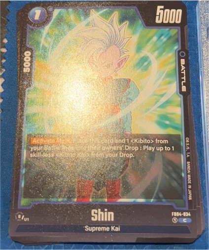 Dragon Ball Super Fusion World FB04-034 Shin — front