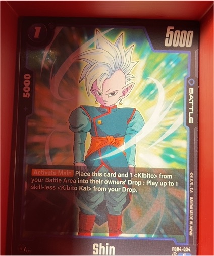 Dragon Ball Super Card Game Fusion World Ultra Limit #FB04-034 Shin — front