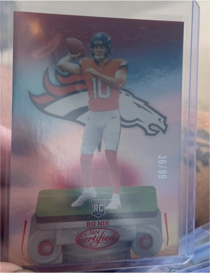 2024 Panini Certified #8 Bo Nix Franchise Foundations — front