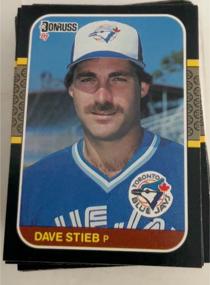 1987 Donruss #195 Dave Stieb — front