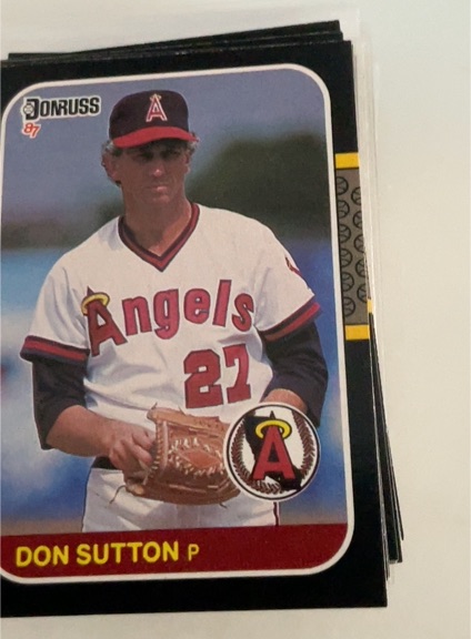 1987 Donruss #181 Don Sutton — front