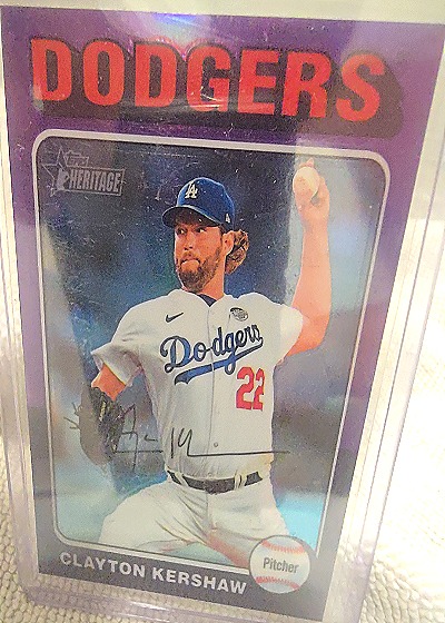 2024 Topps Heritage #386 Clayton Kershaw — front