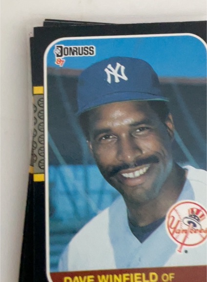 1987 Donruss #105 Dave Winfield — front