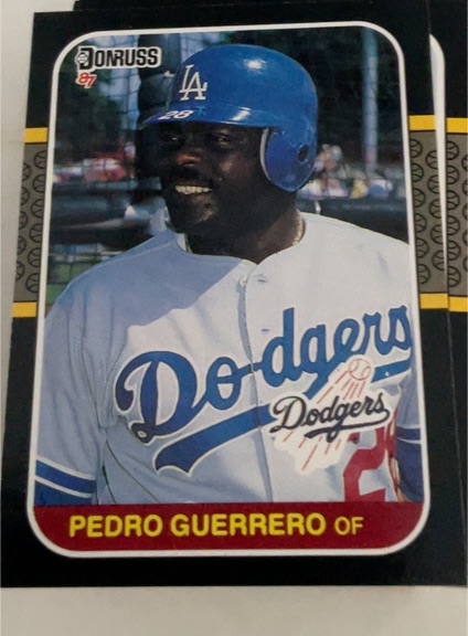1987 Donruss #53 Pedro Guerrero — front