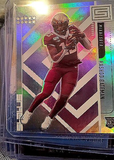 2021 Panini Chronicles Draft Picks Status #169 Rashod Bateman Rookie Card — front