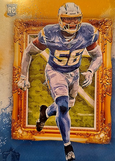 2020 Panini Chronicles Gridiron Kings #GK-34 Kenneth Murray Rookie Chargers — front
