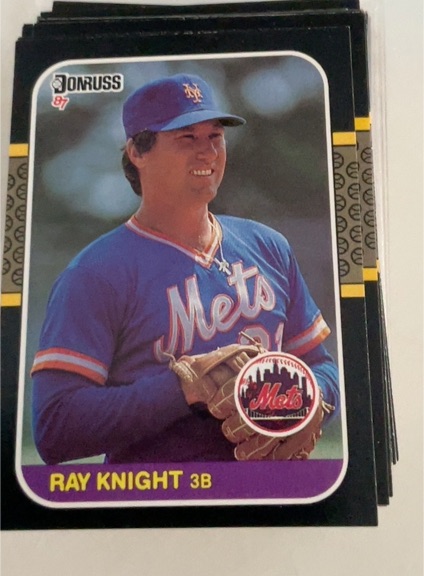 1987 Donruss #586 Ray Knight — front