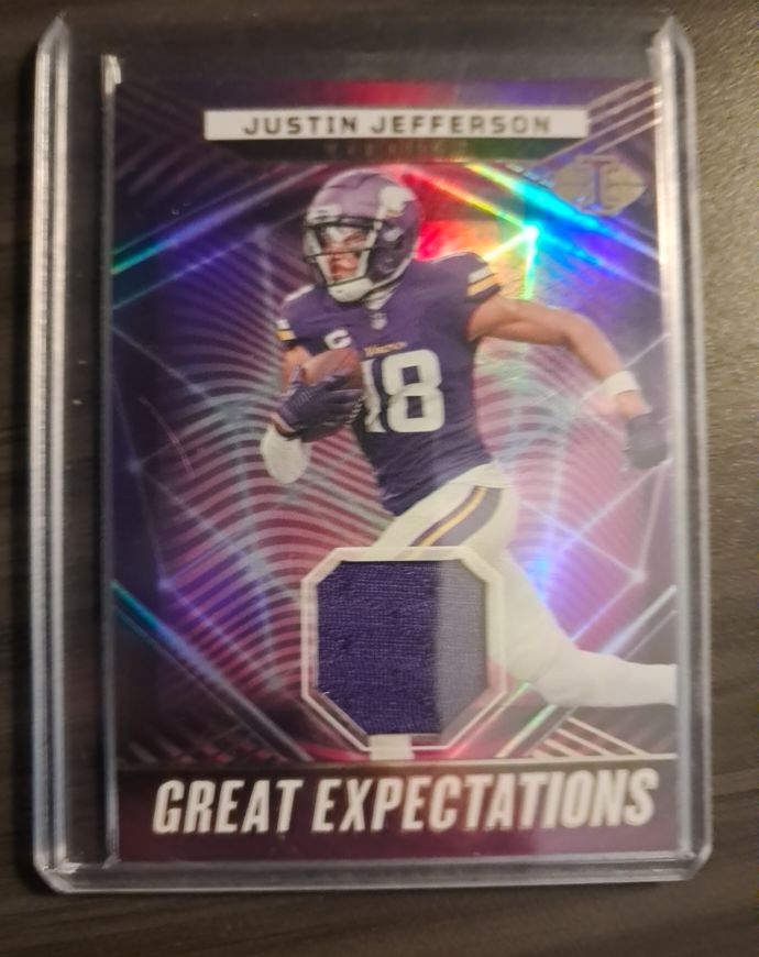 2023 Panini Illusions Great Expectations #GE-JJE Justin Jefferson — front