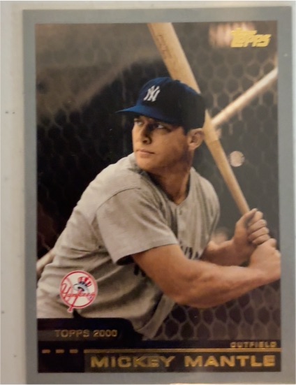 2006 Topps Mantle Collection #MM2000 Mickey Mantle — front
