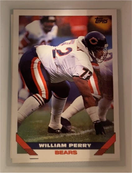 1993 Topps #495 William Perry — front
