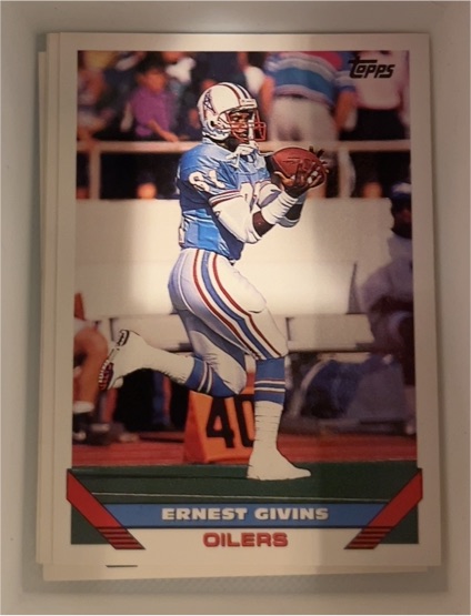 1993 Topps #485 Ernest Givins — front