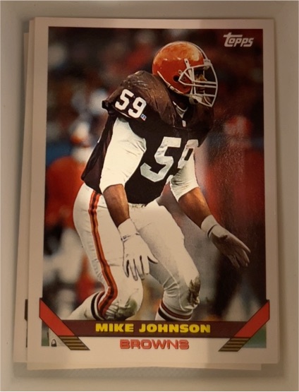 1993 Topps #405 Mike Johnson — front