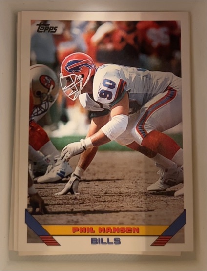 1993 Topps #332 Phil Hansen — front