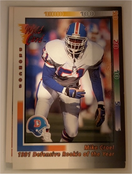 1992 Wild Card #241 Mike Croel — front