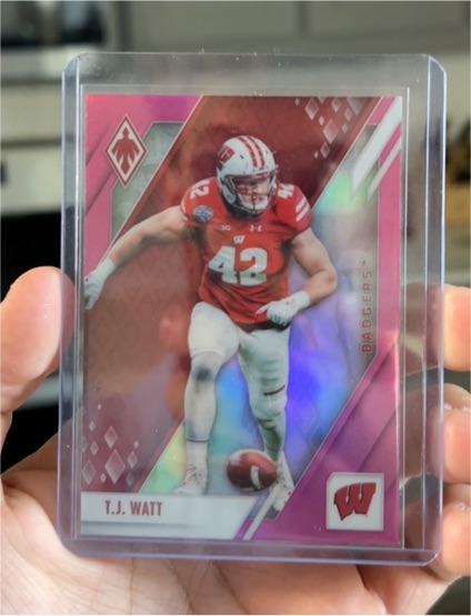 2022 Panini Chronicles Draft Picks Phoenix #8 T.J. Watt — front