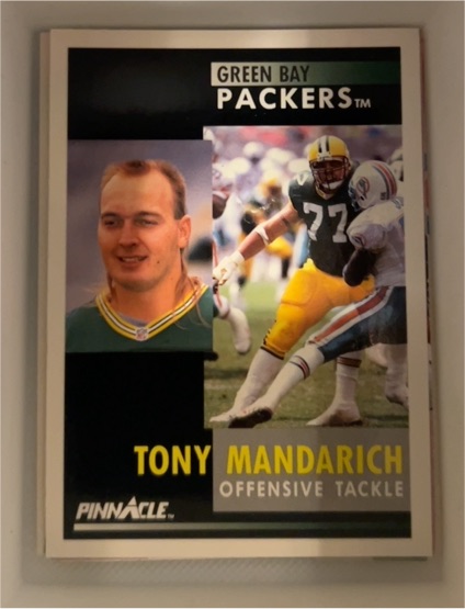 1991 Pinnacle #57 Tony Mandarich — front